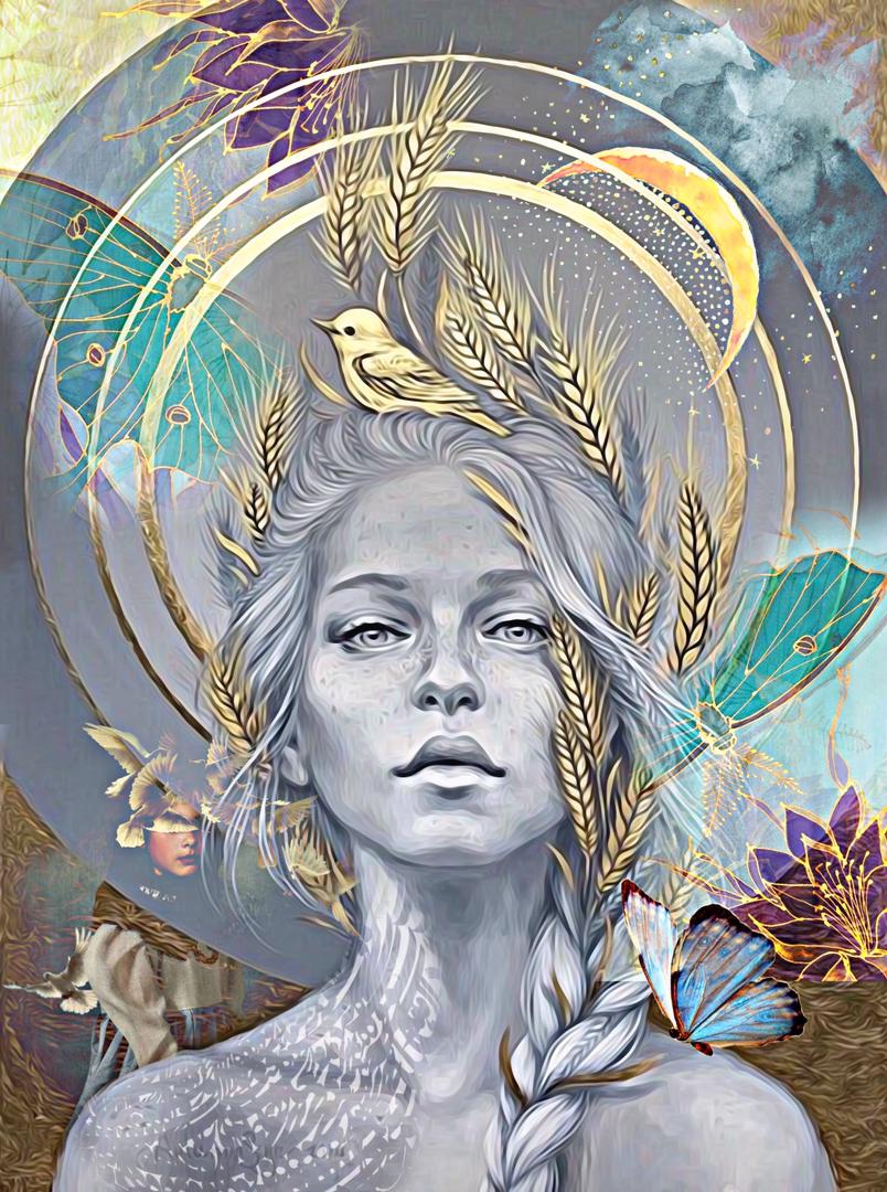 Golden-Tressed Guardian